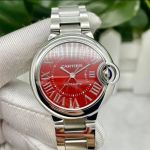AF Factory Ballon Bleu de Cartier 33MM Women Red Cartier Watch